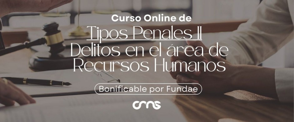Tipos penales II. Delitos en el &aacute;rea de Recursos Humanos